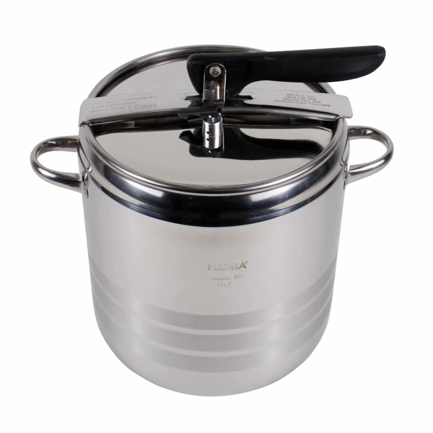 Oala sub presiune, inox cu capac, 14L / ZLN 6232