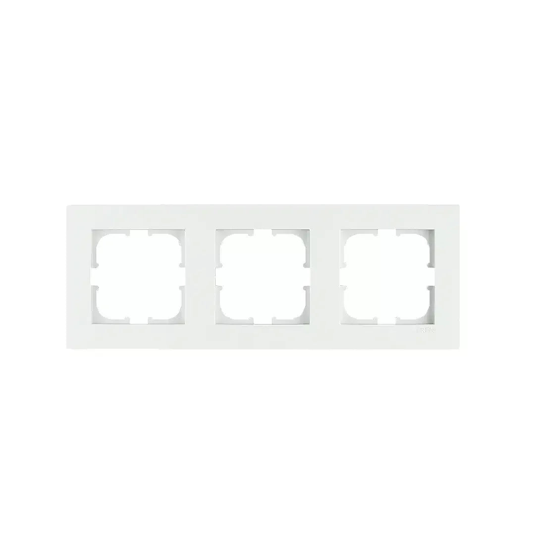 Rama pentru priza tripla KARELL EXEN, alb / 200-010000-103