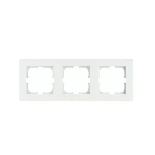 Rama pentru priza tripla KARELL EXEN, alb / 200-010000-103