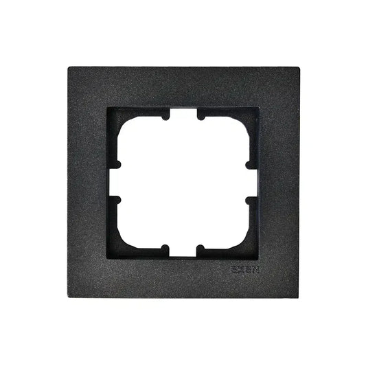 Rama pentru priza KARELL EXEN, negru / 200-140000-101