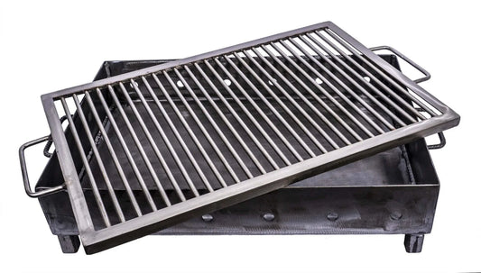 Gratar metalic pe carbuni cu sita din inox 60X40mm / ZTS 5484