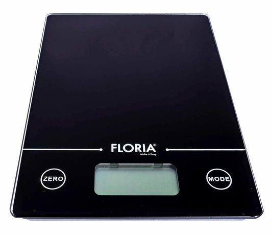 Cantar bucatarie digital, din sticla, 5kg, negru / ZLN1686