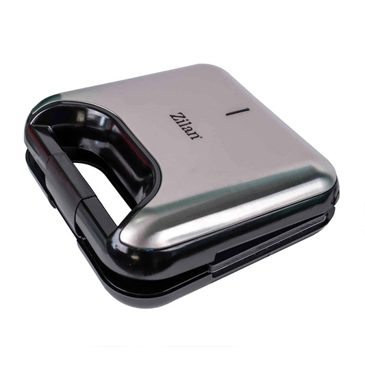 Sandwich-maker 5 in 1, putere 800 W, 5 tipuri de placi grill, culoare Negru/Inox / ZLN 3932