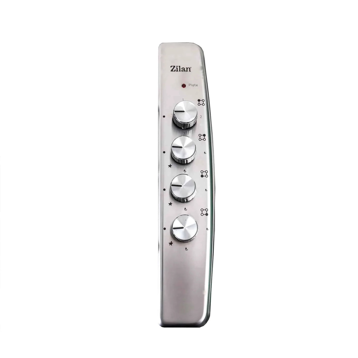 Plita incorporabila, din inox, GPL/GN, 3arzatoare +1 electric de 1000w, aprindere electrica / ZLN 1918