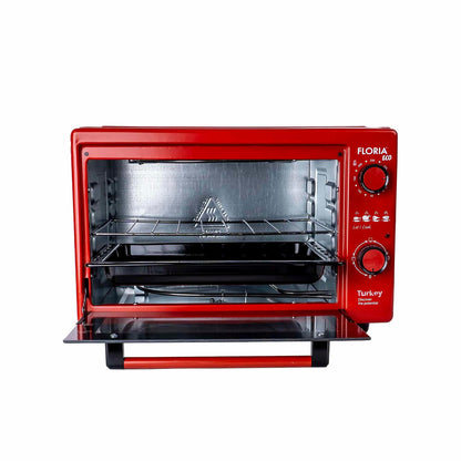 Cuptor electric, capacitate 40 litri, putere 1500W, gratar, tava inclusa, culoare rosu / ZLN 2898_R