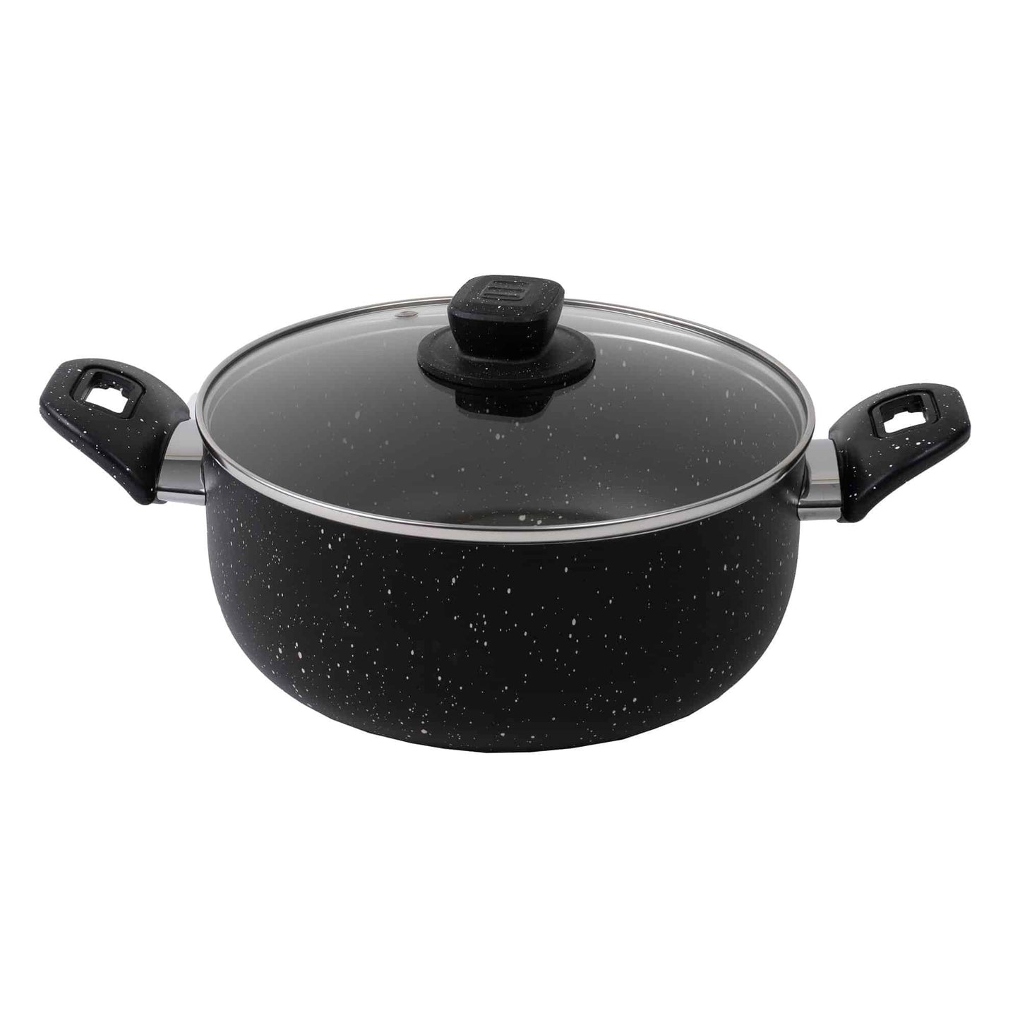 Oala cu capac sticla, 26cm, capacitate 4L / ZLN 1990