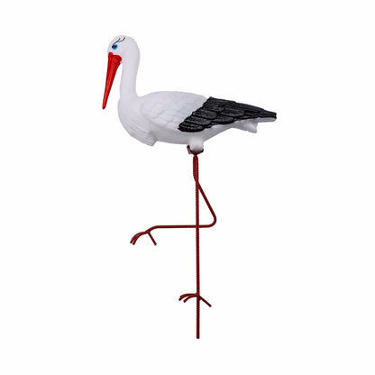 Barza decorativa pentru gradina, 65cm / EXT 7398