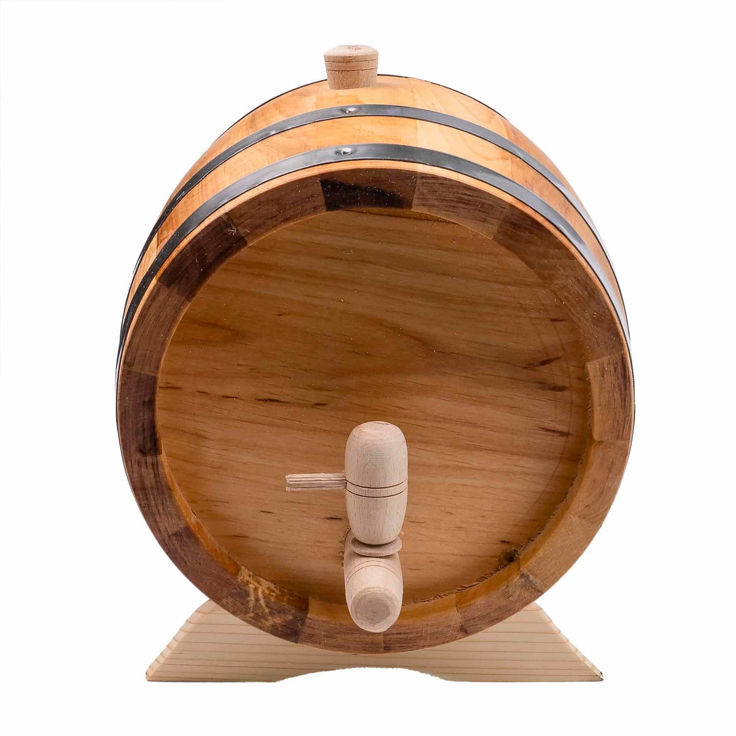 Butoi pentru decor, din lemn masiv de arin, capacitate 5L / EXT 7208