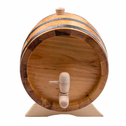 Butoi pentru decor, din lemn masiv de arin, capacitate 5L / EXT 7208