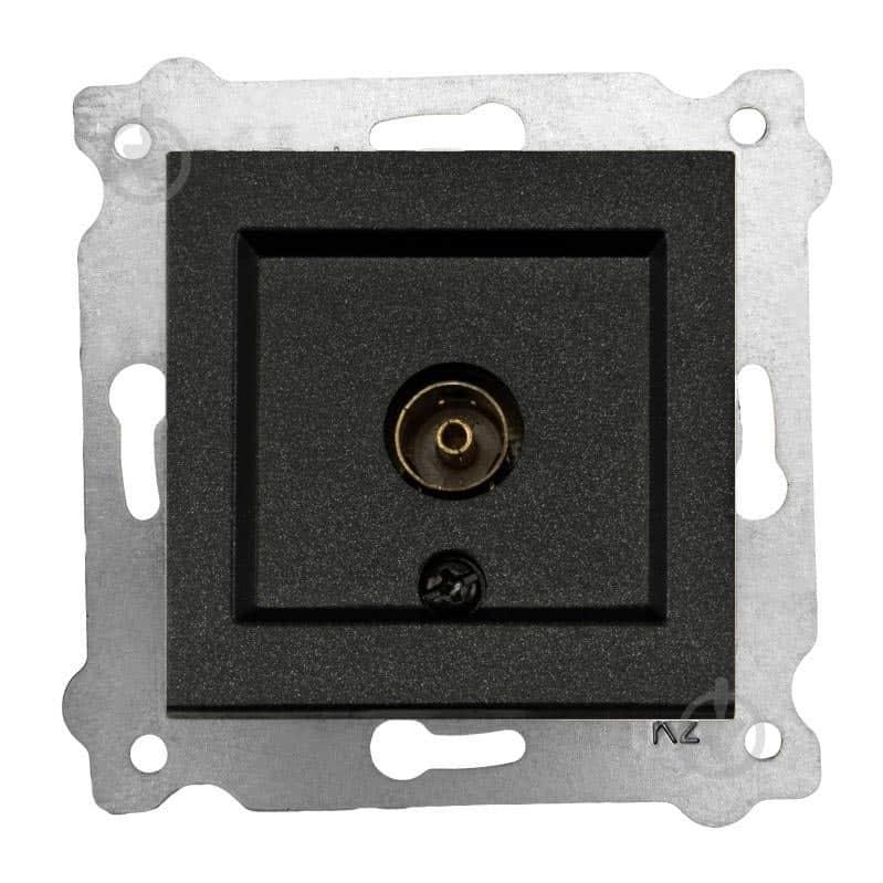 Priza TV incastrata, EXEN negru / 290-001403-257