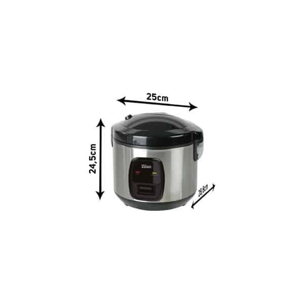 Aparat pentru gatit alimente la abur, capacitate 1.5L, putere 500W, sistem anti-alunecare / ZLN 2793
