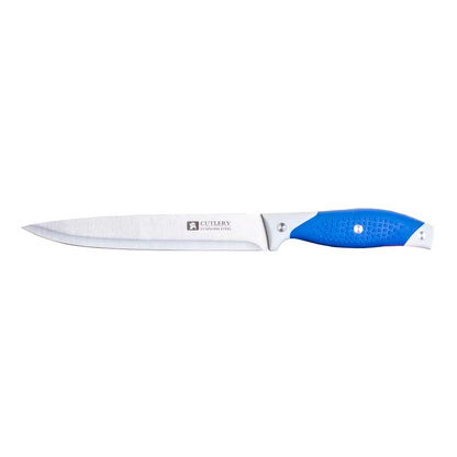 Cutit de bucatarie, lungime lama 19 cm, albastru / 298