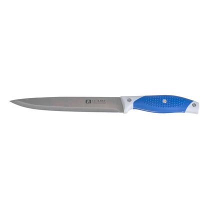 Cutit de bucatarie, lungime lama 19 cm, albastru / 298