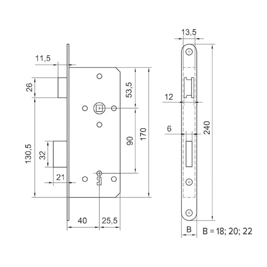 Pachet P 90 (Broasca+Maner) Argintiu 35-500 / 4578