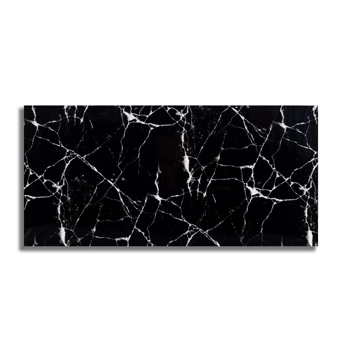 Panou decorativ autocolant D3492 30x60 cm Marmura Neagra