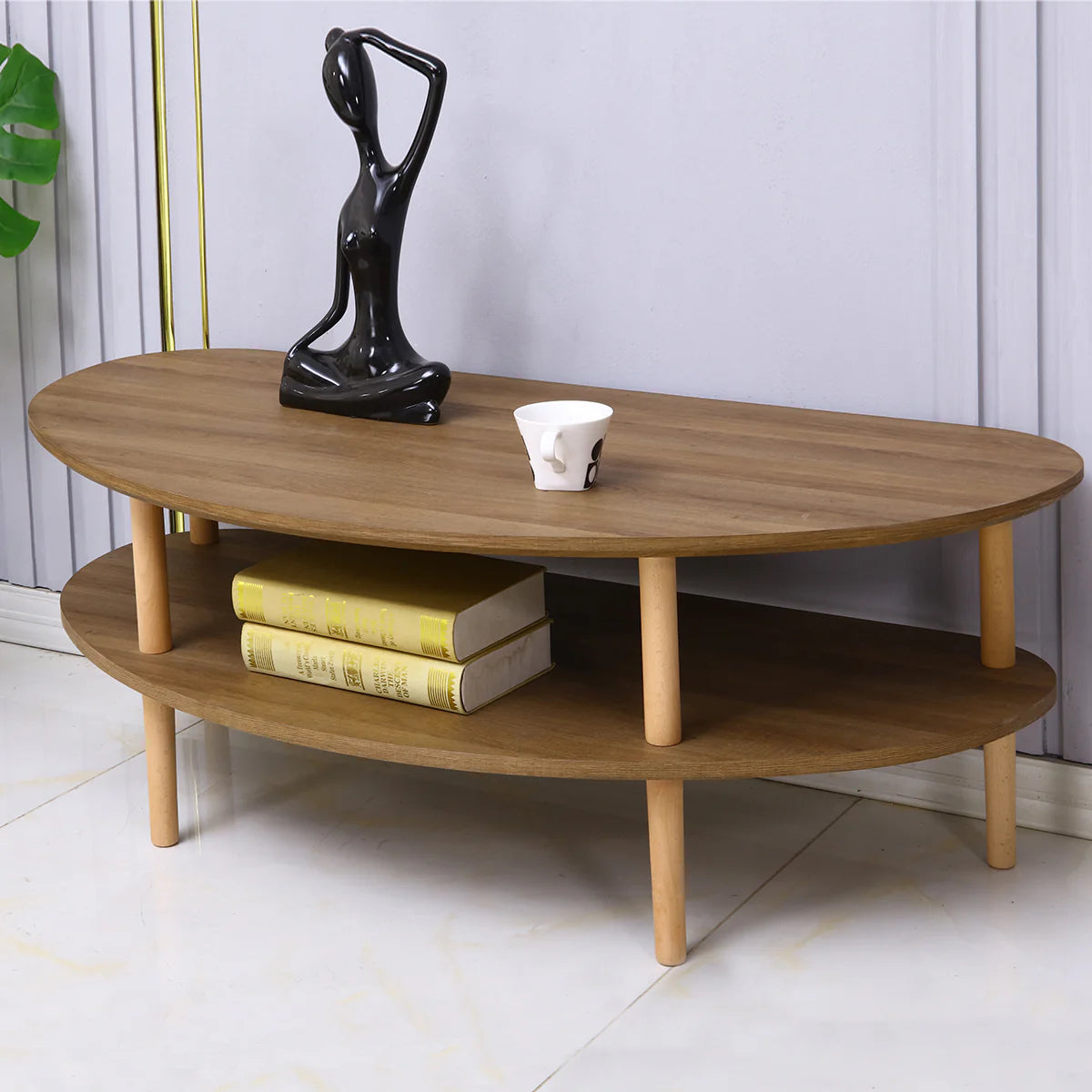 Masuta de cafea, stil modern, inaltime 45cm, Naimeed 606, Stejar Natur