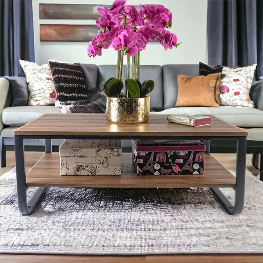 Masuta de cafea, stil modern, inaltime 45cm, Naimeed 621, Stejar Natur