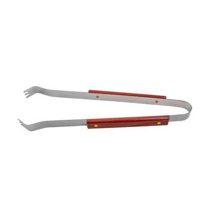 Set accesorii 3 piese gratar, cu maner din lemn / 843