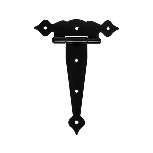 Balama decorativa pentru porti si usi, culoare negru 194x55x48x2.5 mm / 9744