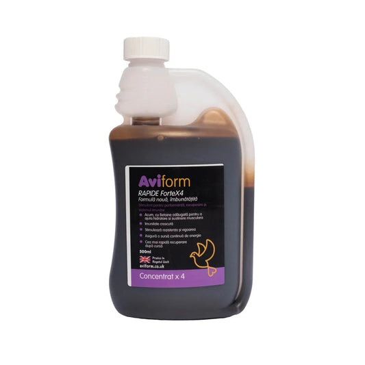 Aviform Rapide Forte X4 – supliment pentru energie și rezistență porumbei 500 ml
