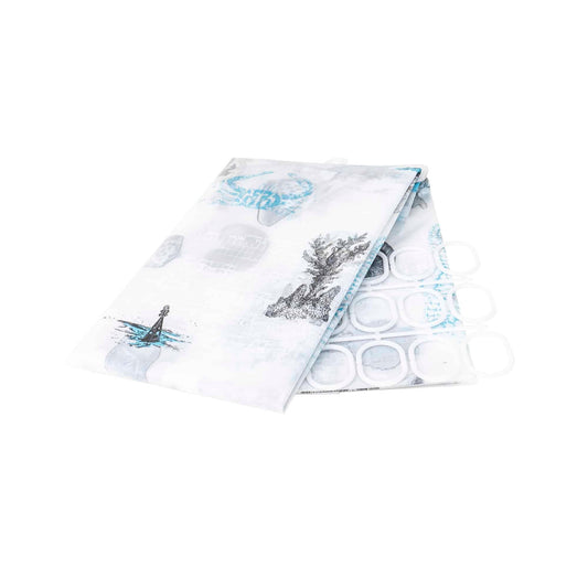 Perdea dus, panzata din poliester, transparenta 180 x 200 cm, Z-TOOLS / CC9832