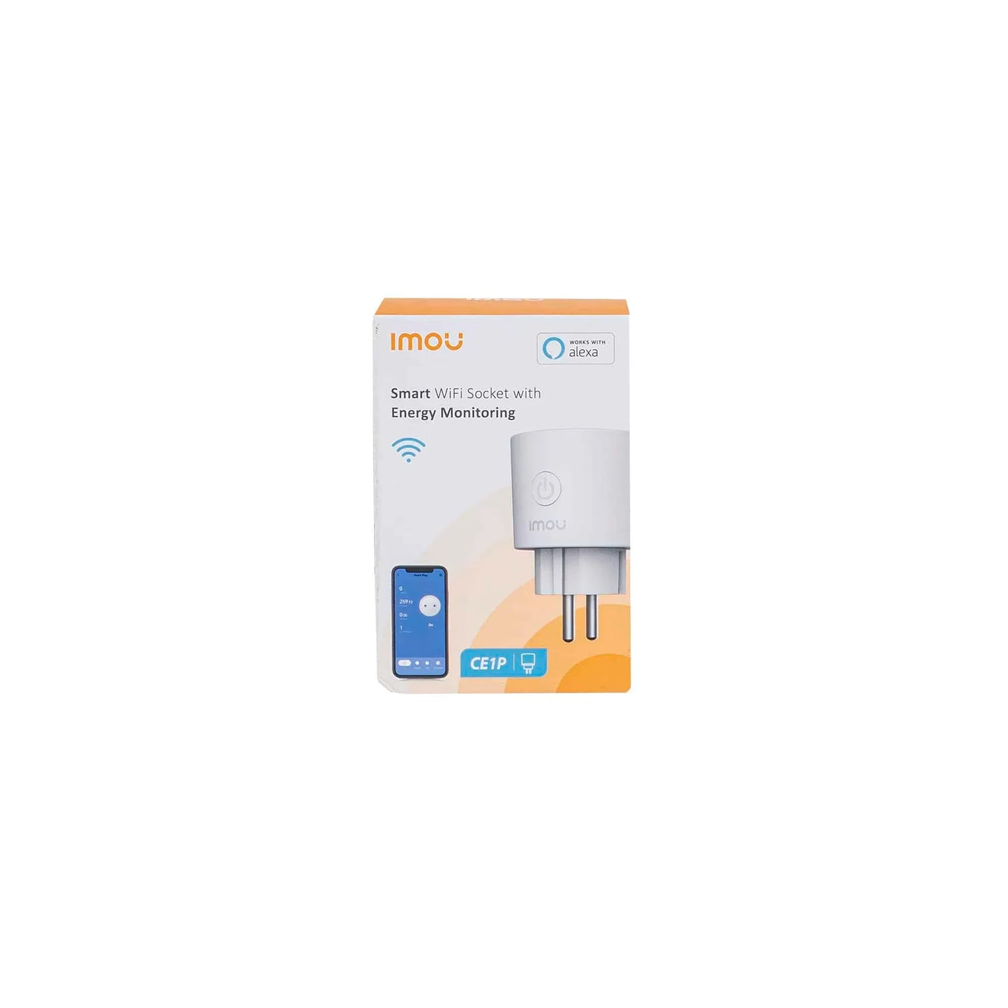 Priza wi-fi inteligenta cu monitorizarea energiei, max 2500W, 10A, 250V Z-TOOLS / CE1IMOU