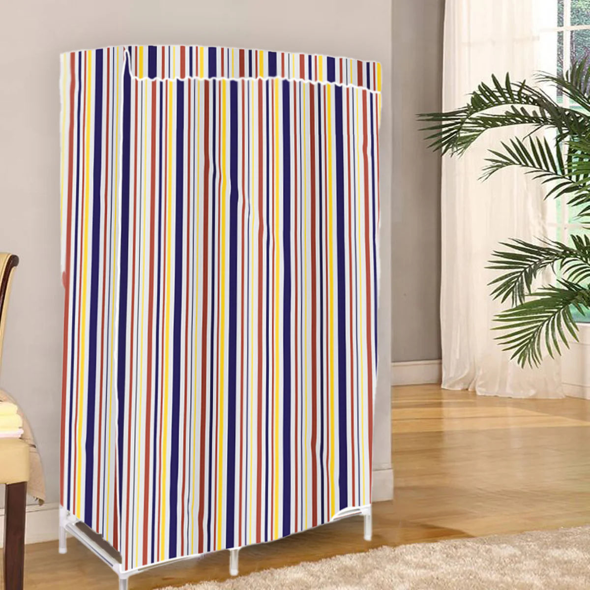 Dulap textil depozitare, schelet metalic, Naimeed D100, 175x47x110, multicolor1