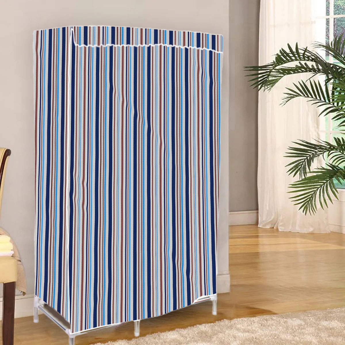 Dulap textil depozitare, schelet metalic, Naimeed D100, 175x47x110, multicolor2