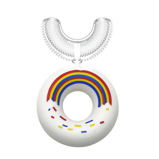 Periuta de Dinti Circulara U-shape, pentru Copii 2-6 ani, Naimeed D1000, Alb