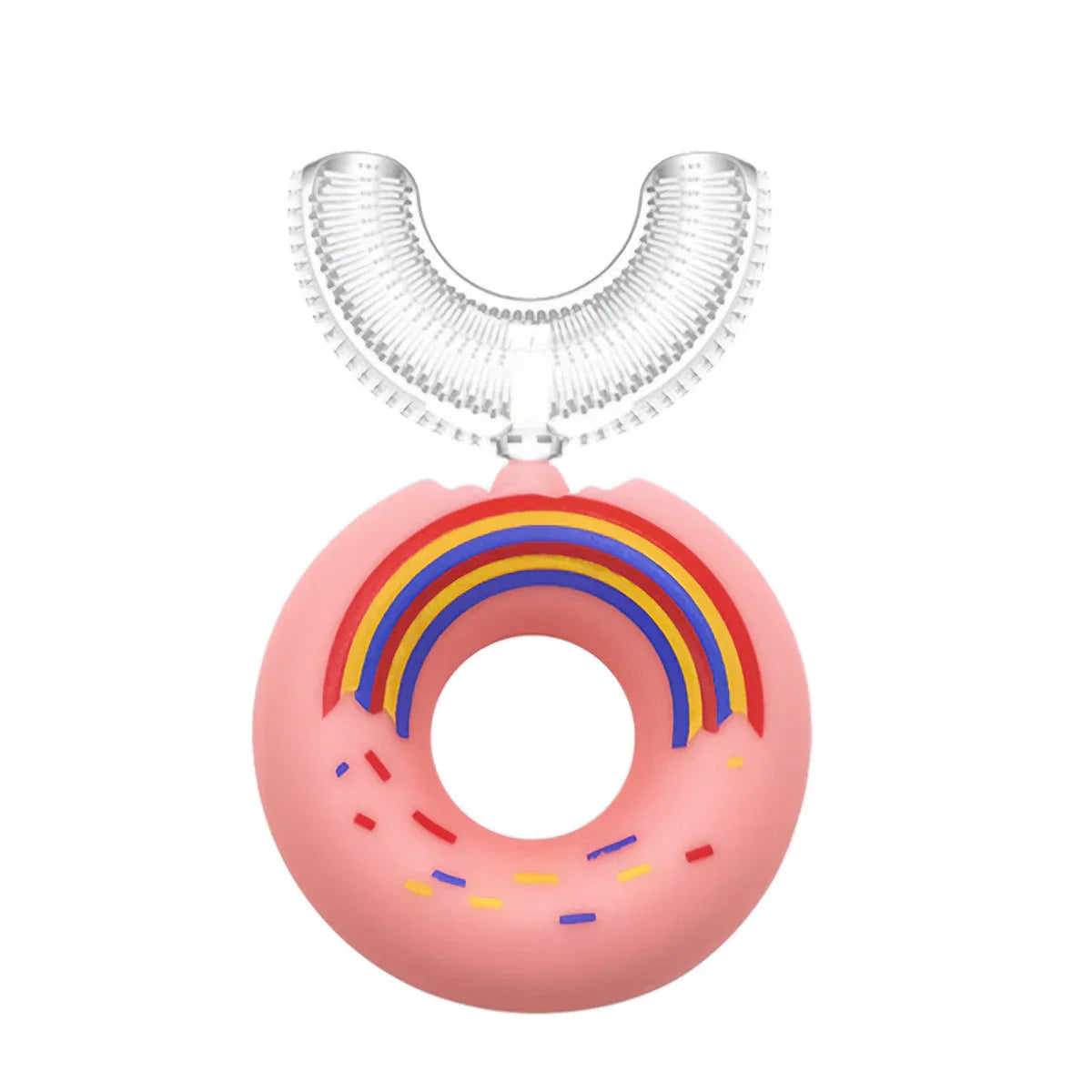 Set 5 Periute de Dinti Naimeed D1000, Roz, Circulare U-shape, pentru Copii 2-6 ani