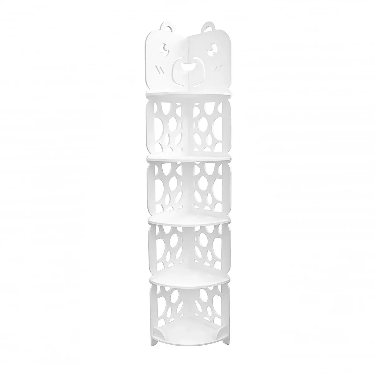 Coltar cu 5 rafturi pentru baie, D155, 21*119,5*22 cm