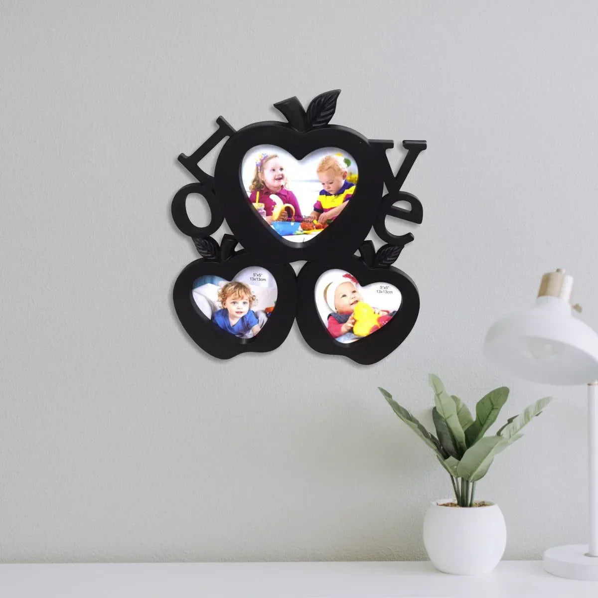 Rama foto Love, 3 poze, Love, Naimeed D1617, Negru