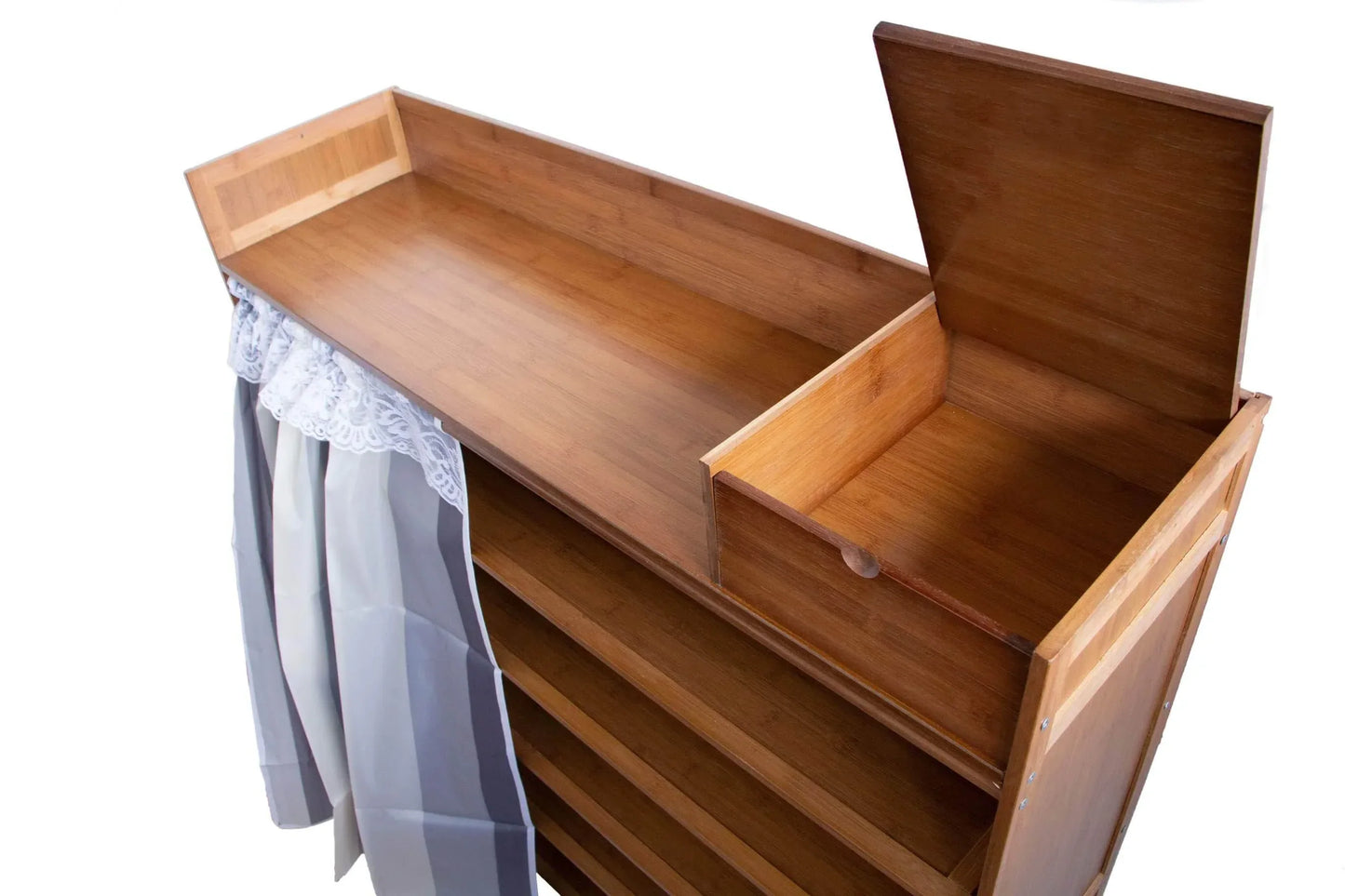 Pantofar din bambus, 6 rafturi, 102*107.5*28 cm, D191