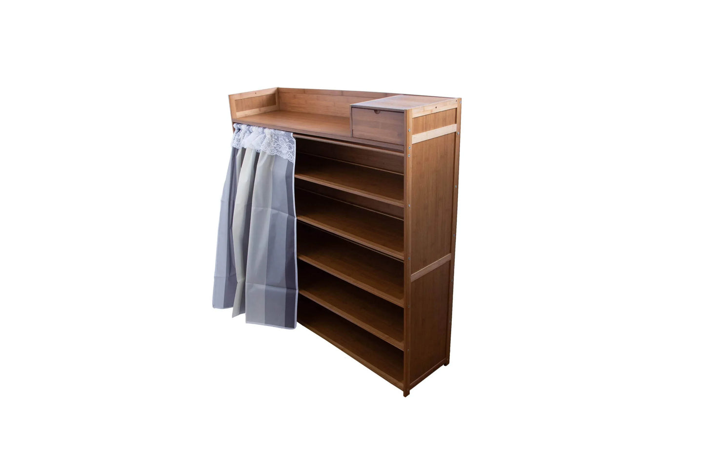 Pantofar din bambus, 6 rafturi, 102*107.5*28 cm, D191