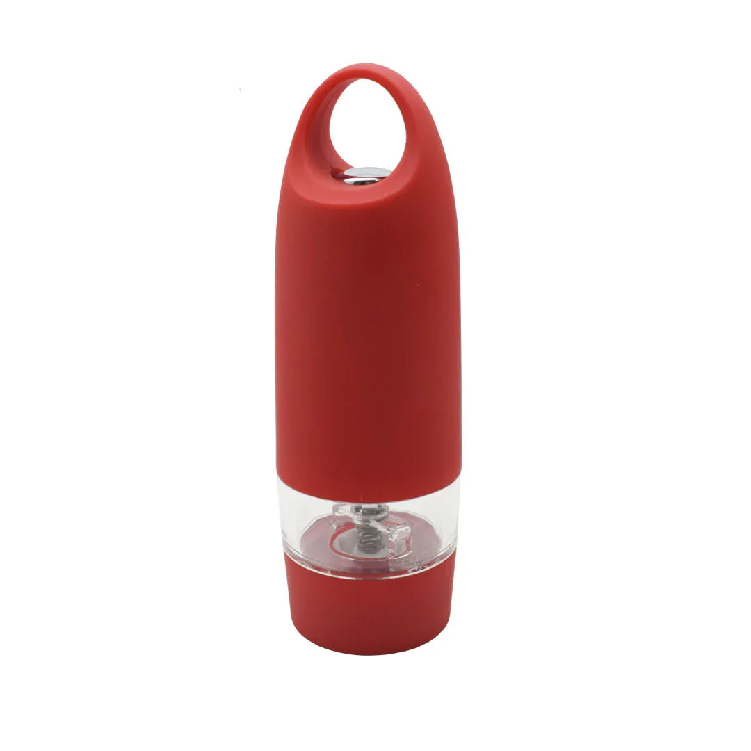 Rasnita electrica pentru sare si piper, Naimeed D2326, culoare Rosu, 17.5 x 6 cm
