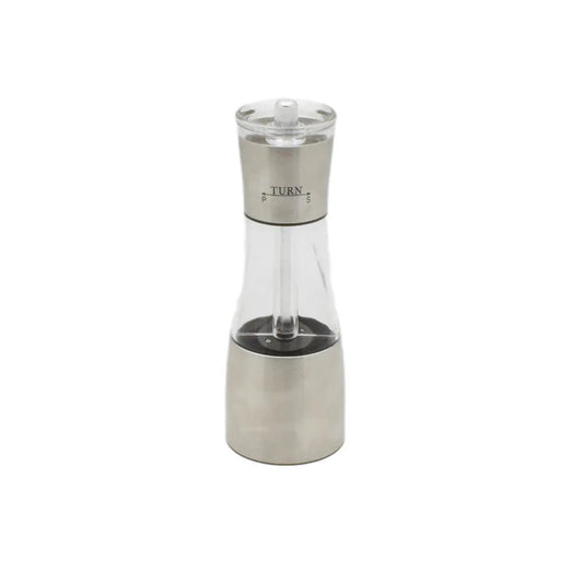 Rasnita dubla pentru sare si piper, Naimeed D2345, culoare Argintiu, 19 x 5 x 7 cm