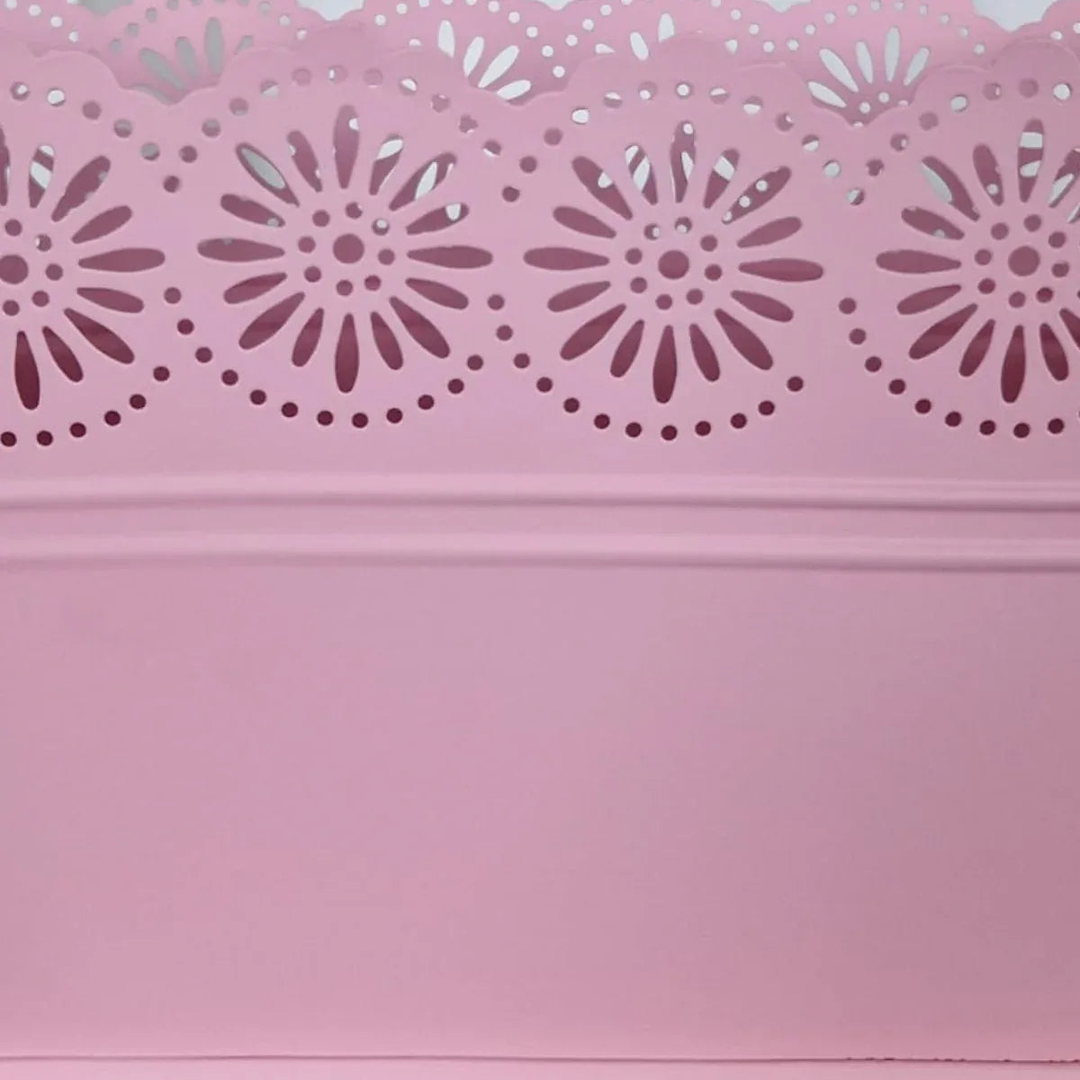 Vas decor din metal, Naimeed D2602, Roz, 130x275x135mm