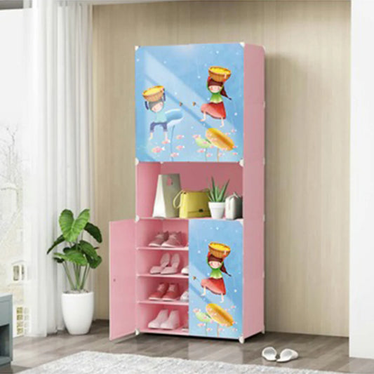 Pantofar Modular, 17 Compartimente, D2692P, Roz