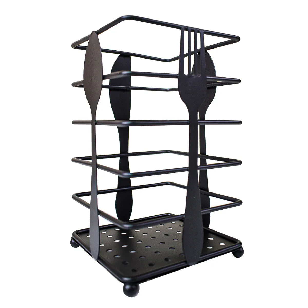 Suport tacamuri din metal, Naimeed D2722, Negru