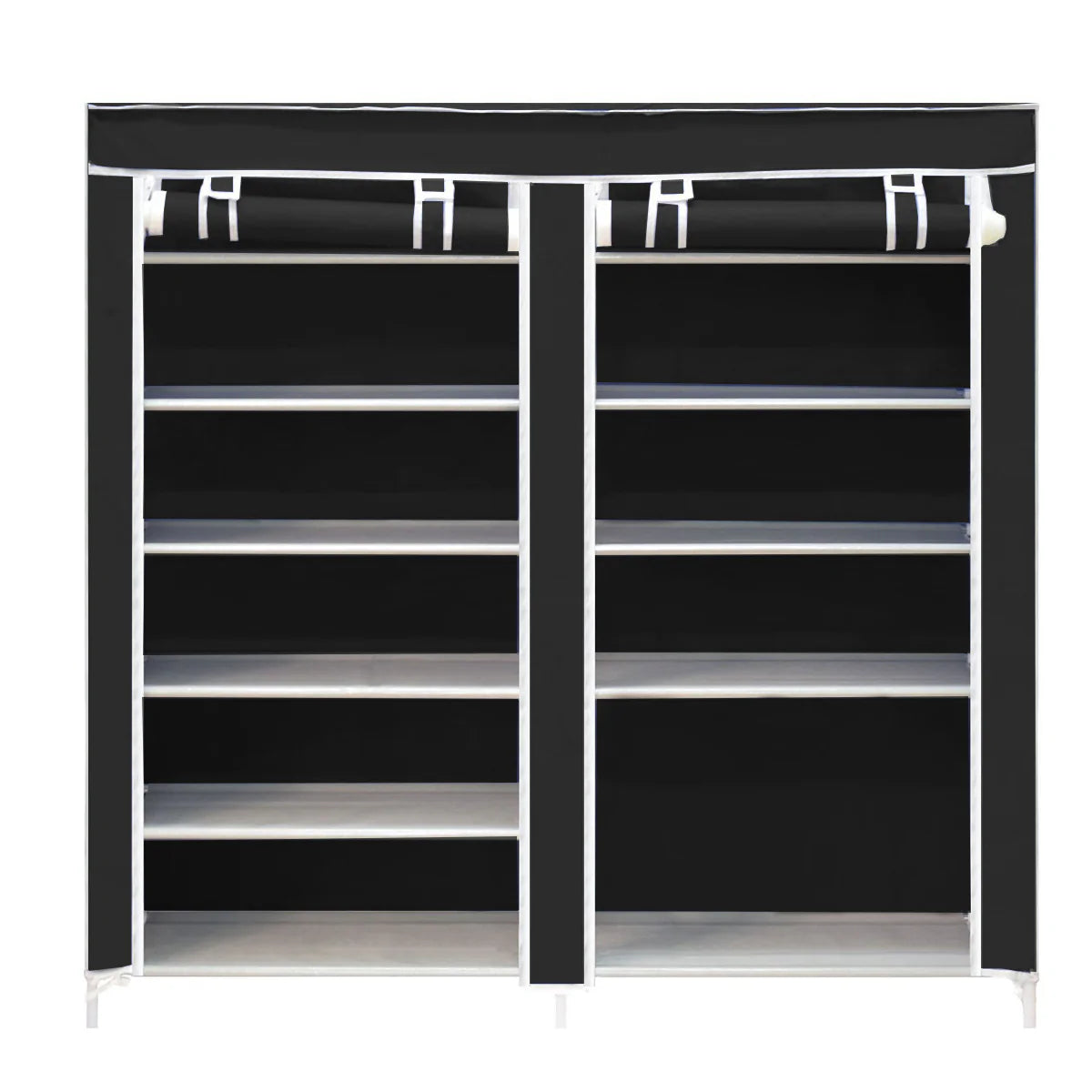 Pantofar Textil, Dublu, 6 Nivele, Naimeed D2, Negru