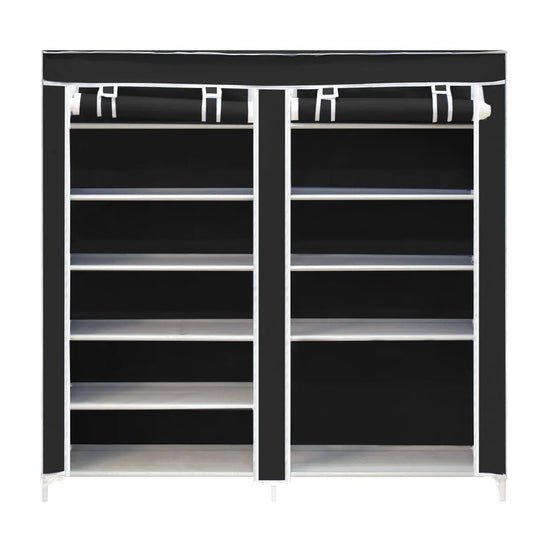 Pantofar Textil, Dublu, 6 Nivele, Naimeed D2, Negru