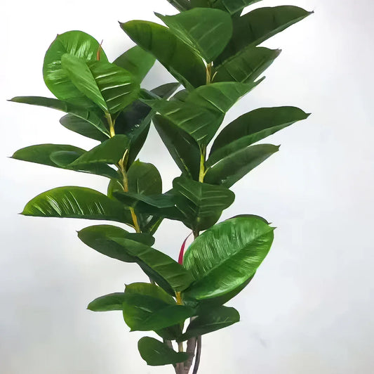 Copac artificial, Ficus Elastica fara ghiveci D3066, verde, 190 cm
