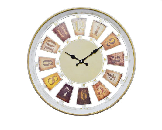 Ceas de perete 48 cm cu mecanism silentios, D3327 ALB