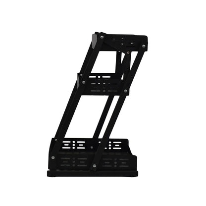 Raft pliabil cu 3 polite, Naimeed D3427, 55x33x30 cm Negru