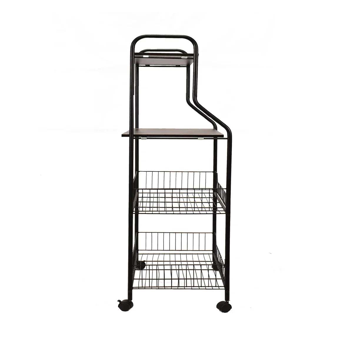 Raft metalic cu polite, Naimeed D3428, 125x54x36 Negru