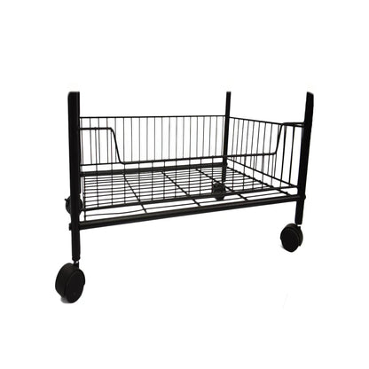 Raft metalic cu polite, Naimeed D3428, 125x54x36 Negru