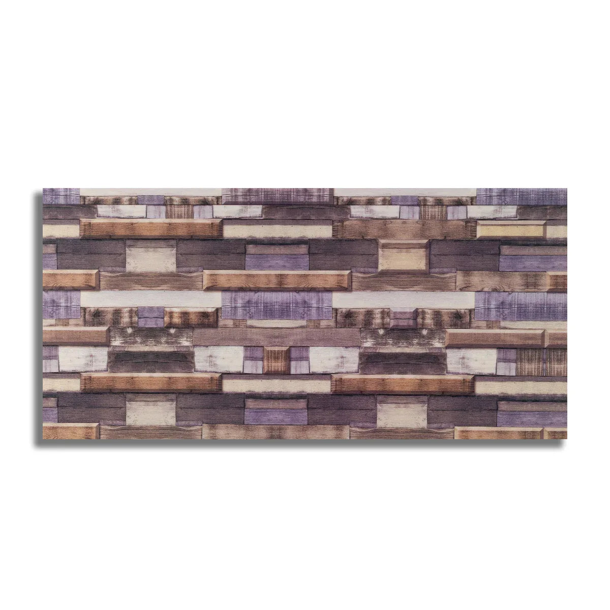 Set 6 panouri decorative, Autoadeziv, suprafata acoperita 1.08 mp, Naimeed D3502, 30x60 cm, Caramida