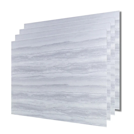 Set 4 panouri decorative, Autoadeziv, suprafata acoperita 1.44 mp, Naimeed D3514, 60x60 cm, Marmura Gri