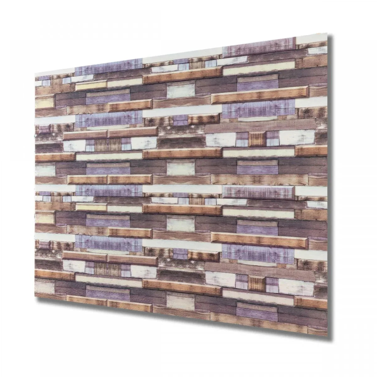 Set 10 panouri decorative, Autoadeziv, suprafata acoperita 3.6 m2, Naimeed D3521, 60x60 cm, Multicolor