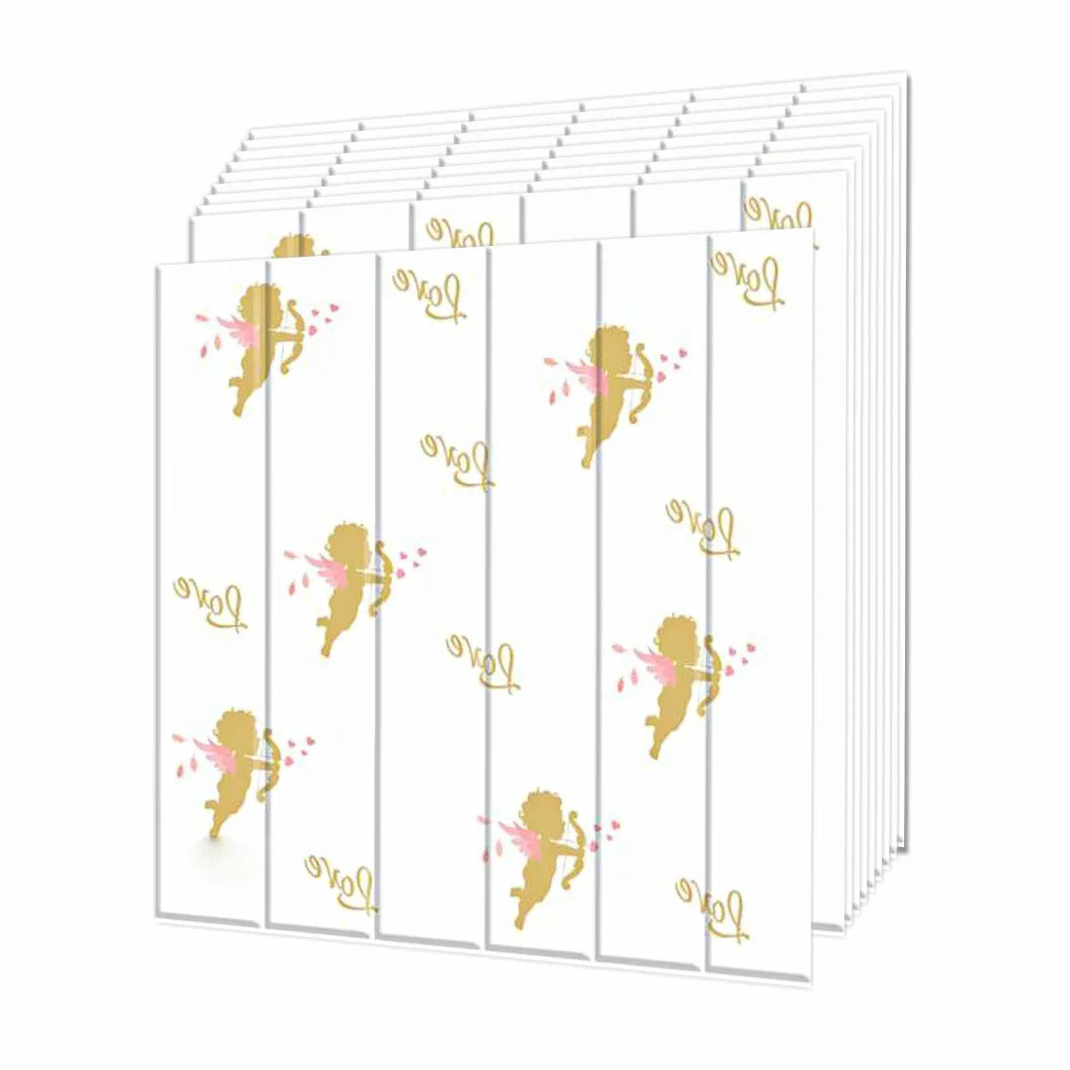 Set 10 x Tapet 3D autoadeziv, design modern, usor de curatat, 70x70 cm, Naimeed D3555